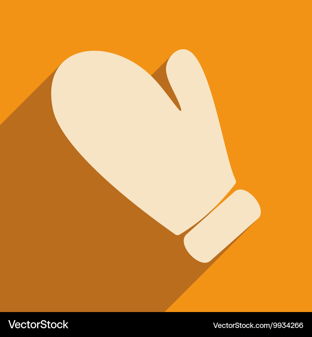 Flat with shadow icon and mobile application vector image