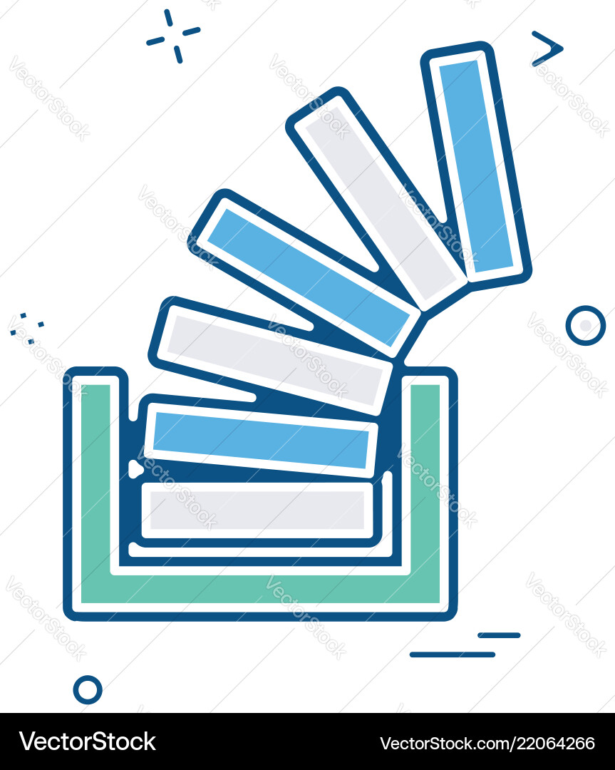 Stackoverflow icon design vector image