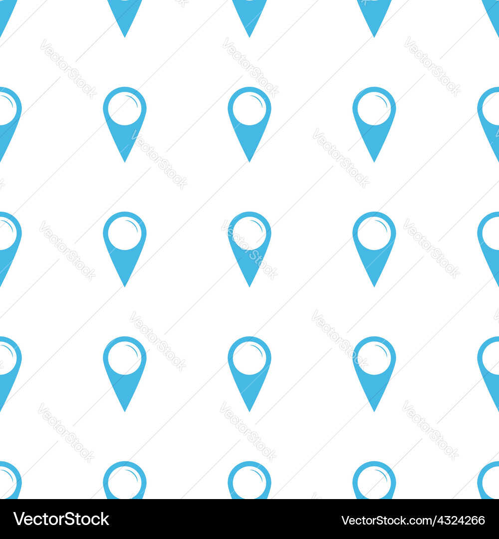 Unique pointer seamless pattern vector image