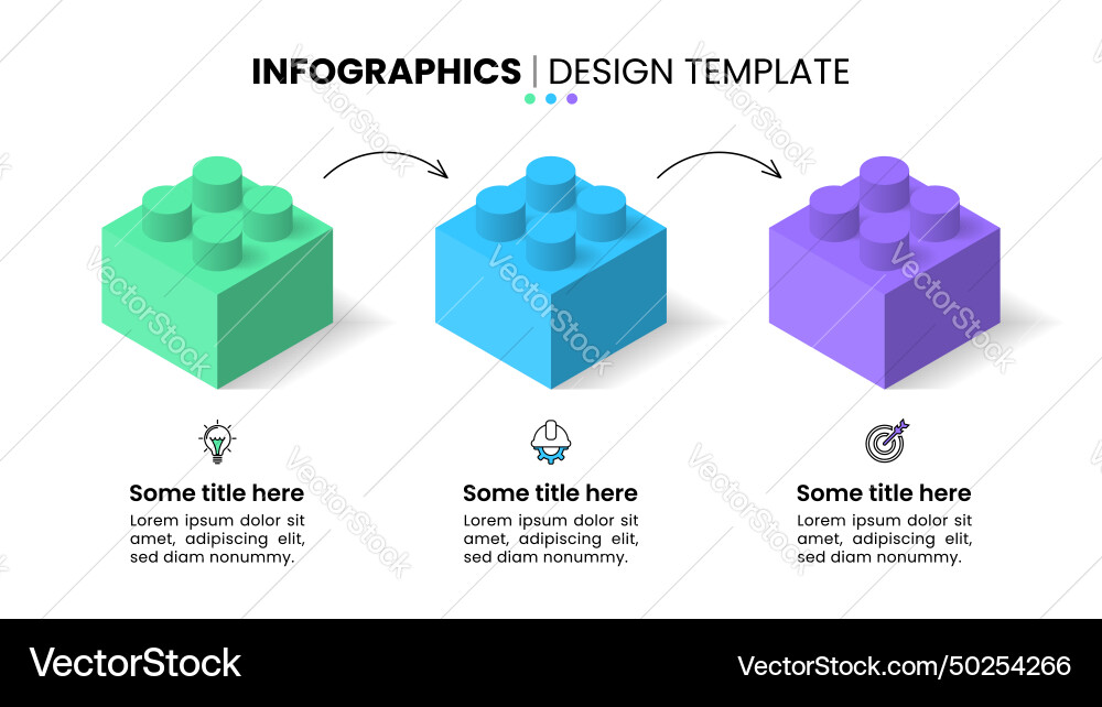 Workflow Diagram Blocks with Arrows vector image
