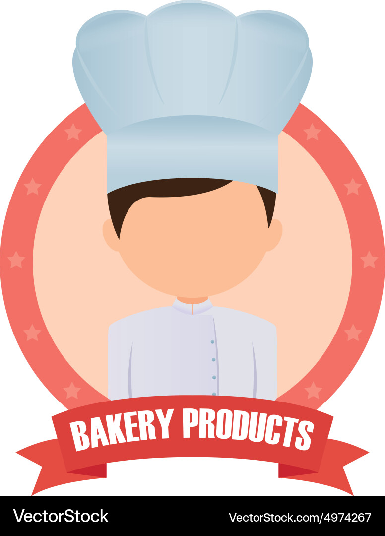 Abstract bakery object on a white background Vector Image