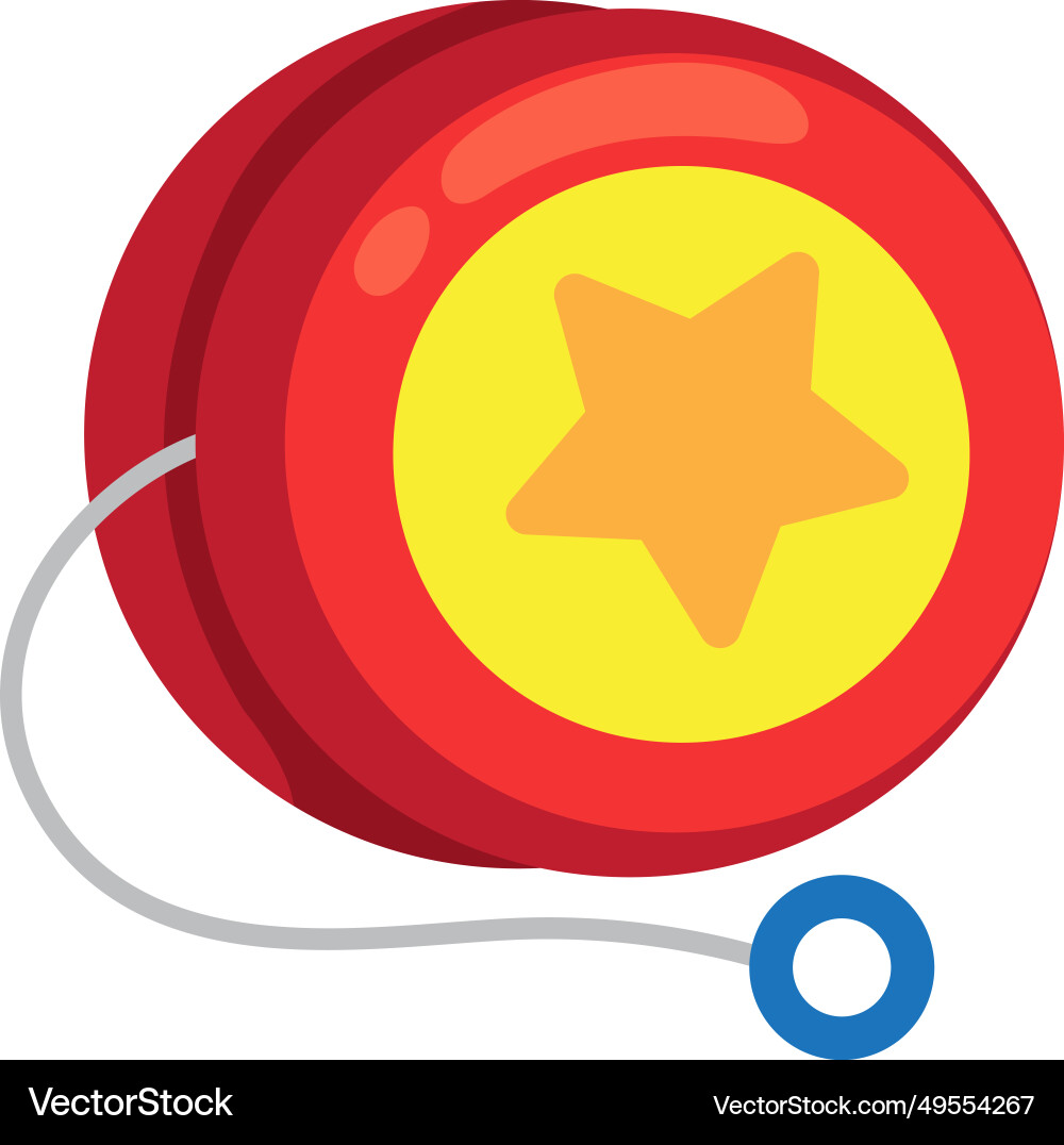 Colorful Yo-Yo Playtime Vector Image
