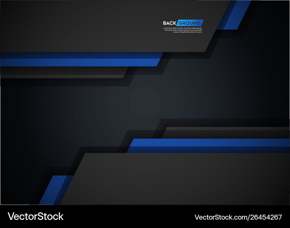 Dark Abstract Background with Overlapping Layers vector image