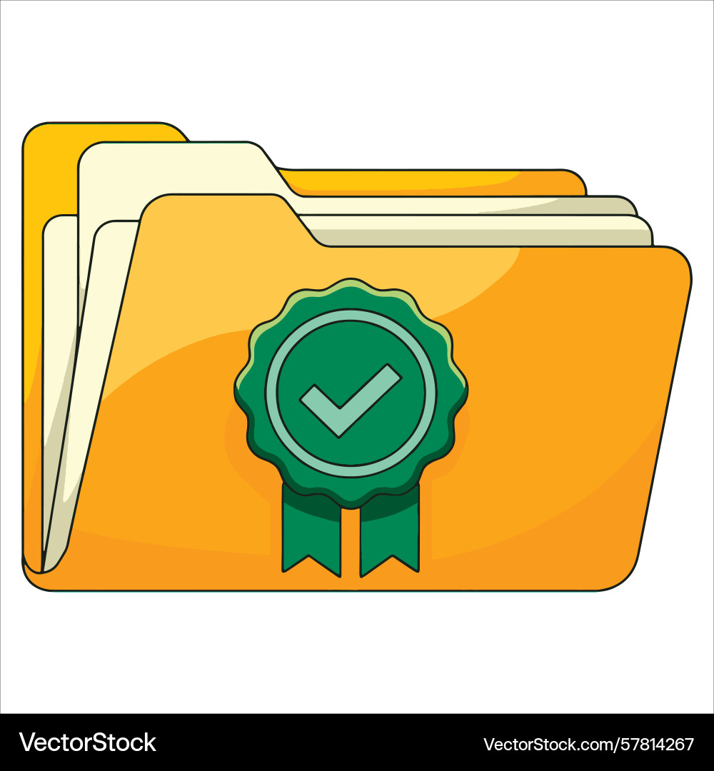 Folder password protection icon for web design Folder password protection icon for web design Vector Image