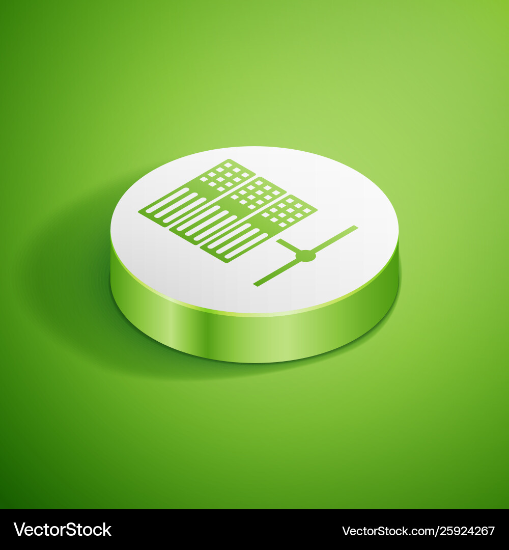 Isometric server data web hosting icon isolated Isometric server data web hosting icon isolated Vector Image