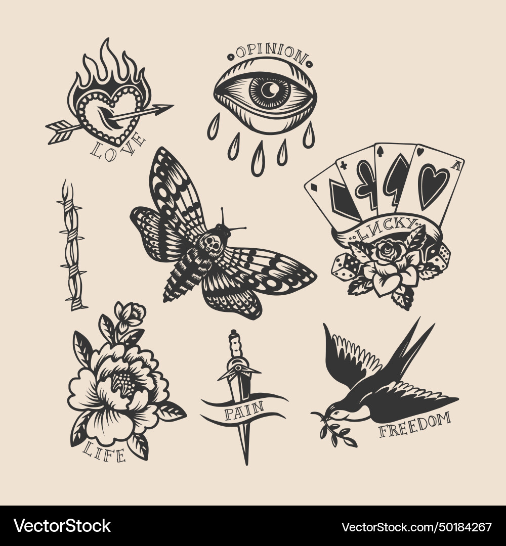 Simple Black & White Tattoos That Stand Out