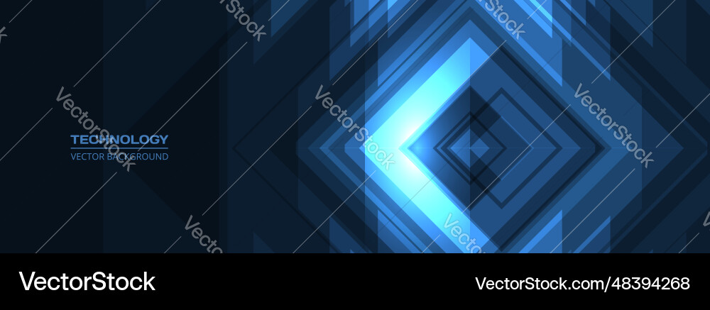 Abstract dark blue technology background Abstract dark blue technology background vector image