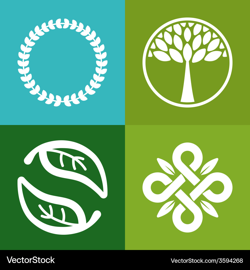 Abstract emblem Royalty Free Vector Image - VectorStock