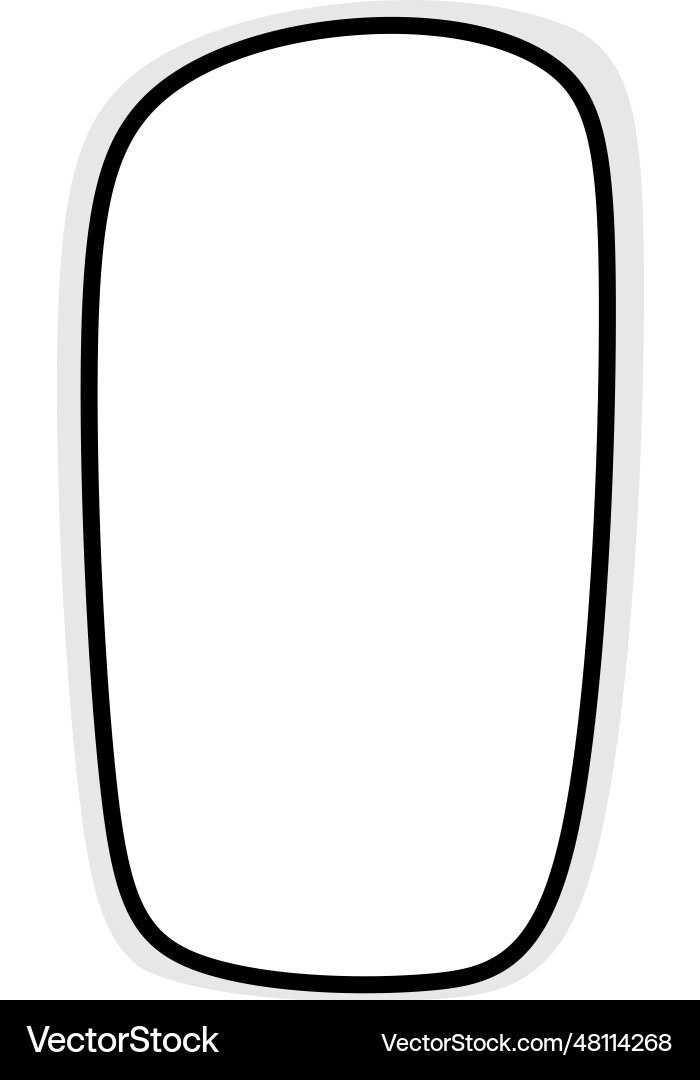 Abstract rectangle shape for text frame Vector Image