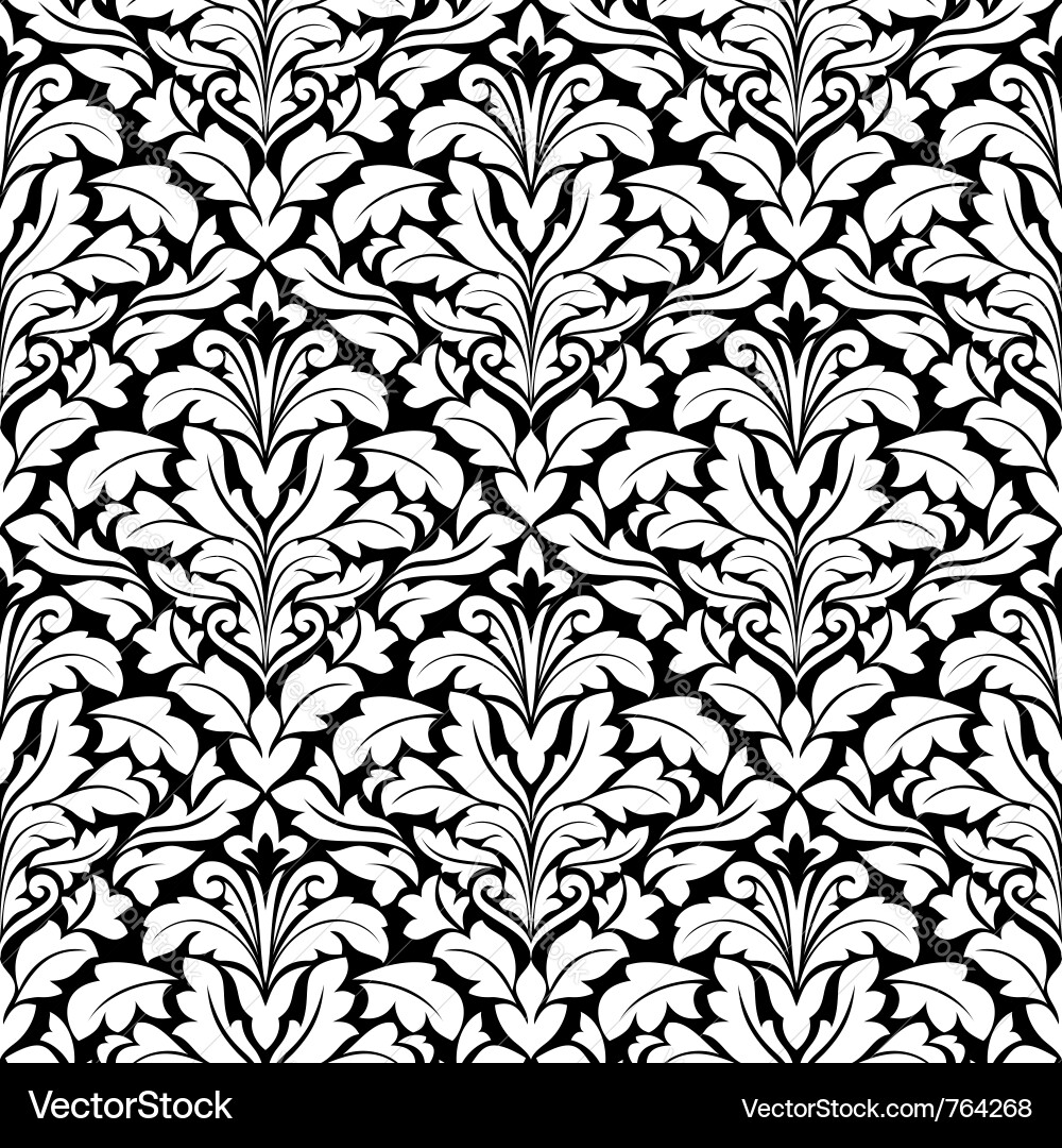 Elegant Damask Pattern Vector Image