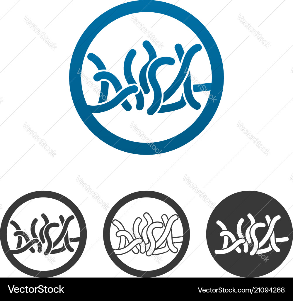 Probiotic bacteria icon Probiotic bacteria icon vector image