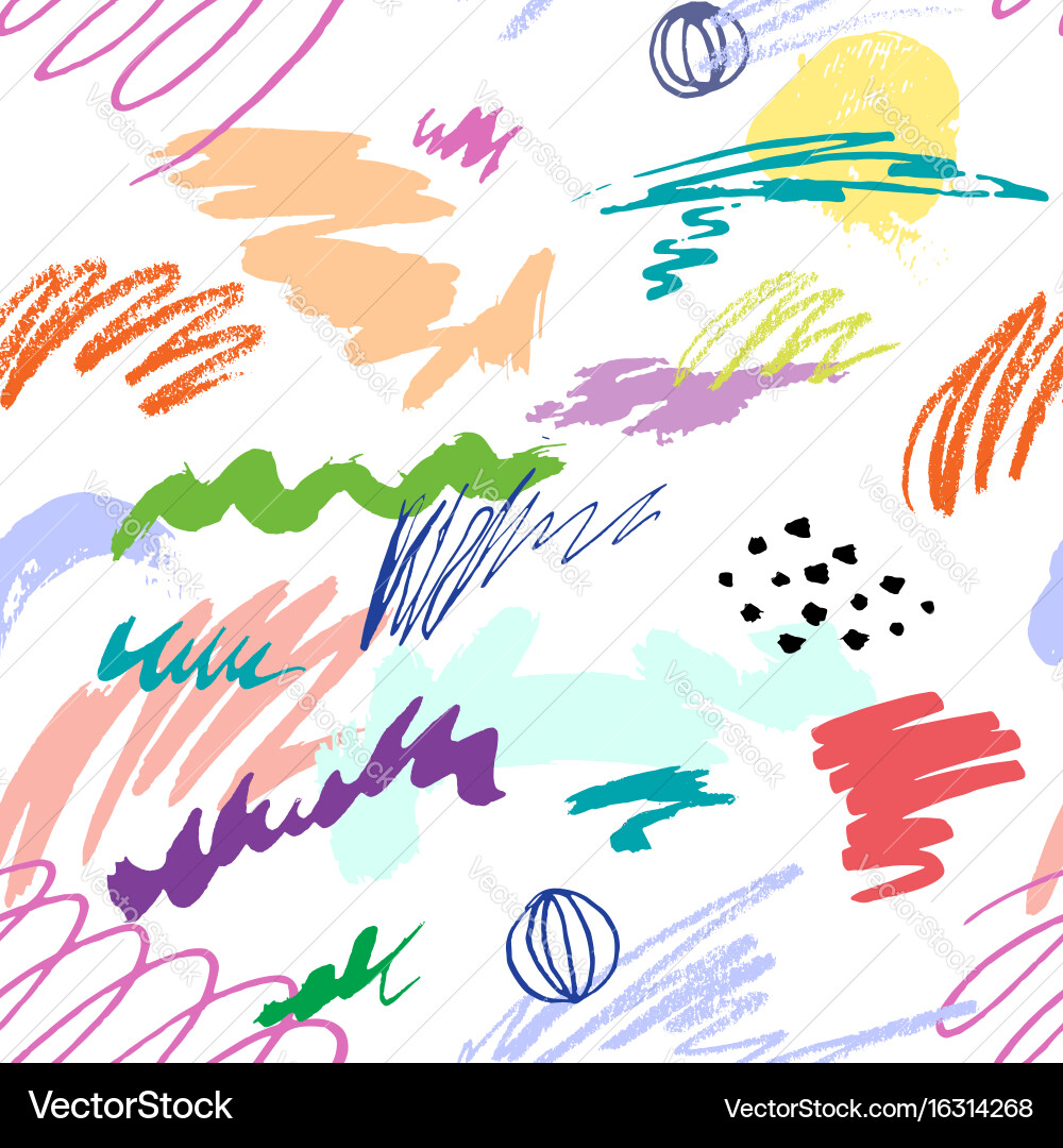 Seamless abstract pattern vector image