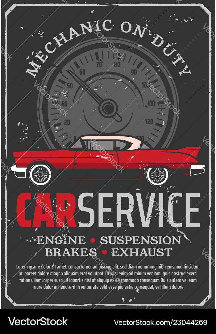 Engine repair car service of gearboxes and brakes Engine repair car service of gearboxes and brakes vector image