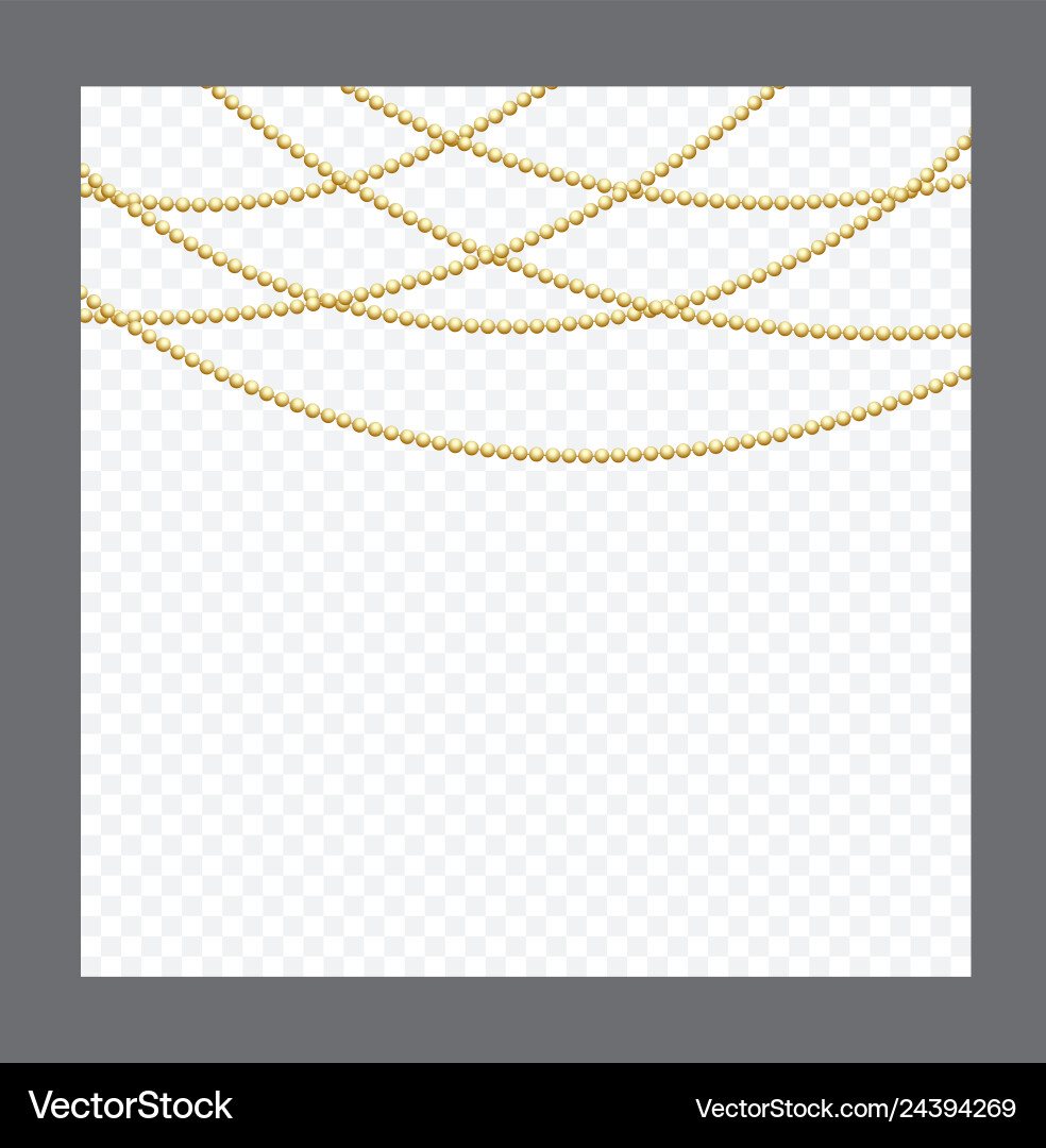 Golden oder Bronze Farbe runde Kette realistisch Golden oder Bronze Farbe runde Kette realistisch vektorbild