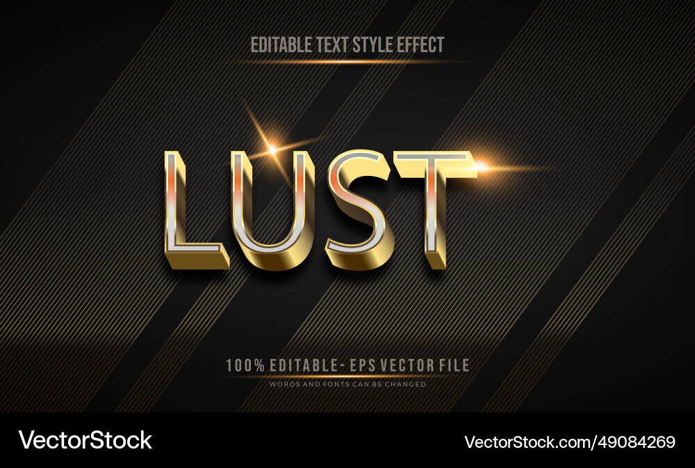 Modern editable text style effect gradient color Modern editable text style effect gradient color vector image