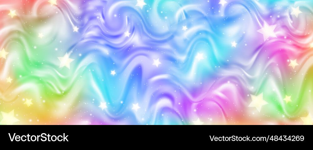 Rainbow Wave Abstract Background Royalty Free Vector Image