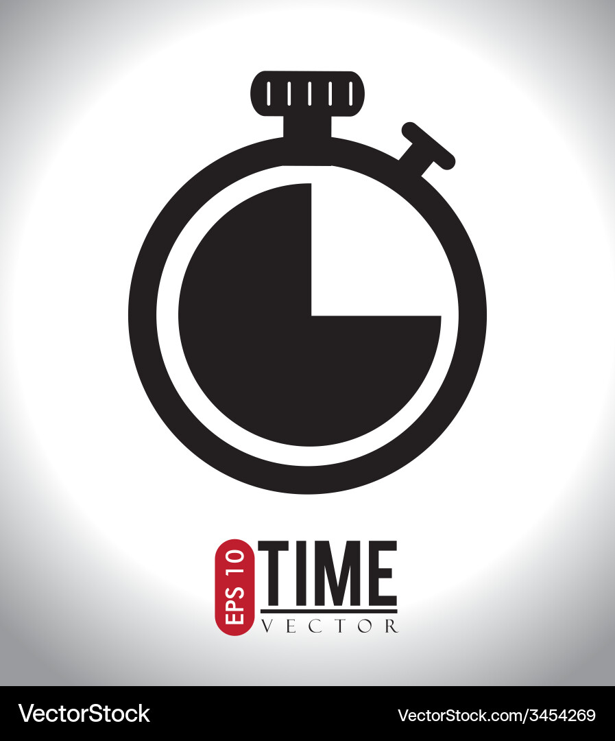 Time design Royalty Free Vector Image - VectorStock