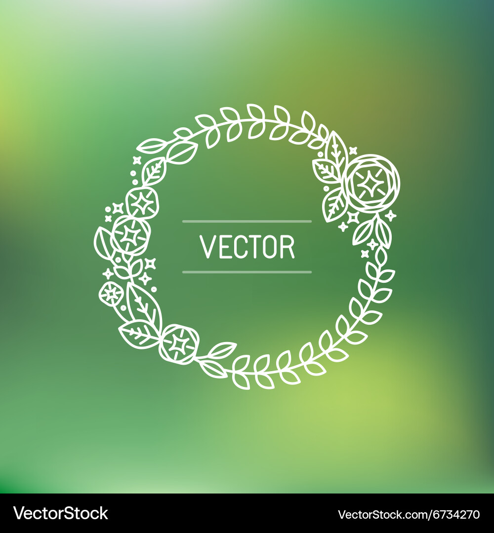 Abstract logo design template with copy space Vector Image