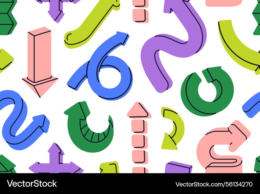 Arrows pattern seamless background repeating Arrows pattern seamless background repeating vector image
