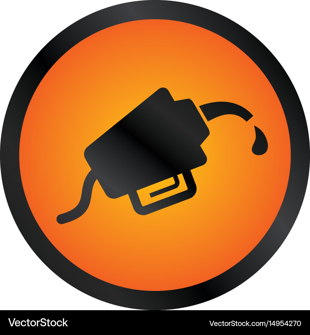 Glossy color website internet icon button theme vector image
