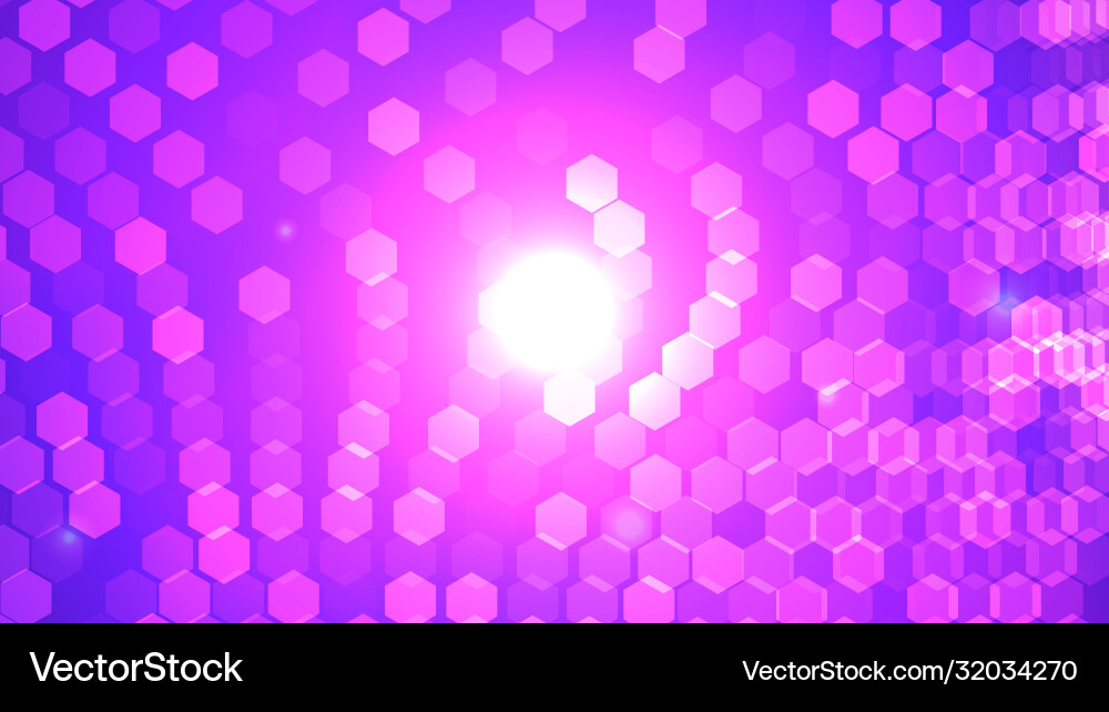Hexagon abstract gradient background random Vector Image