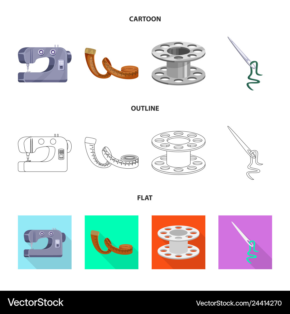 Isolated object of craft and handcraft symbol set Isolated object of craft and handcraft symbol set vector image