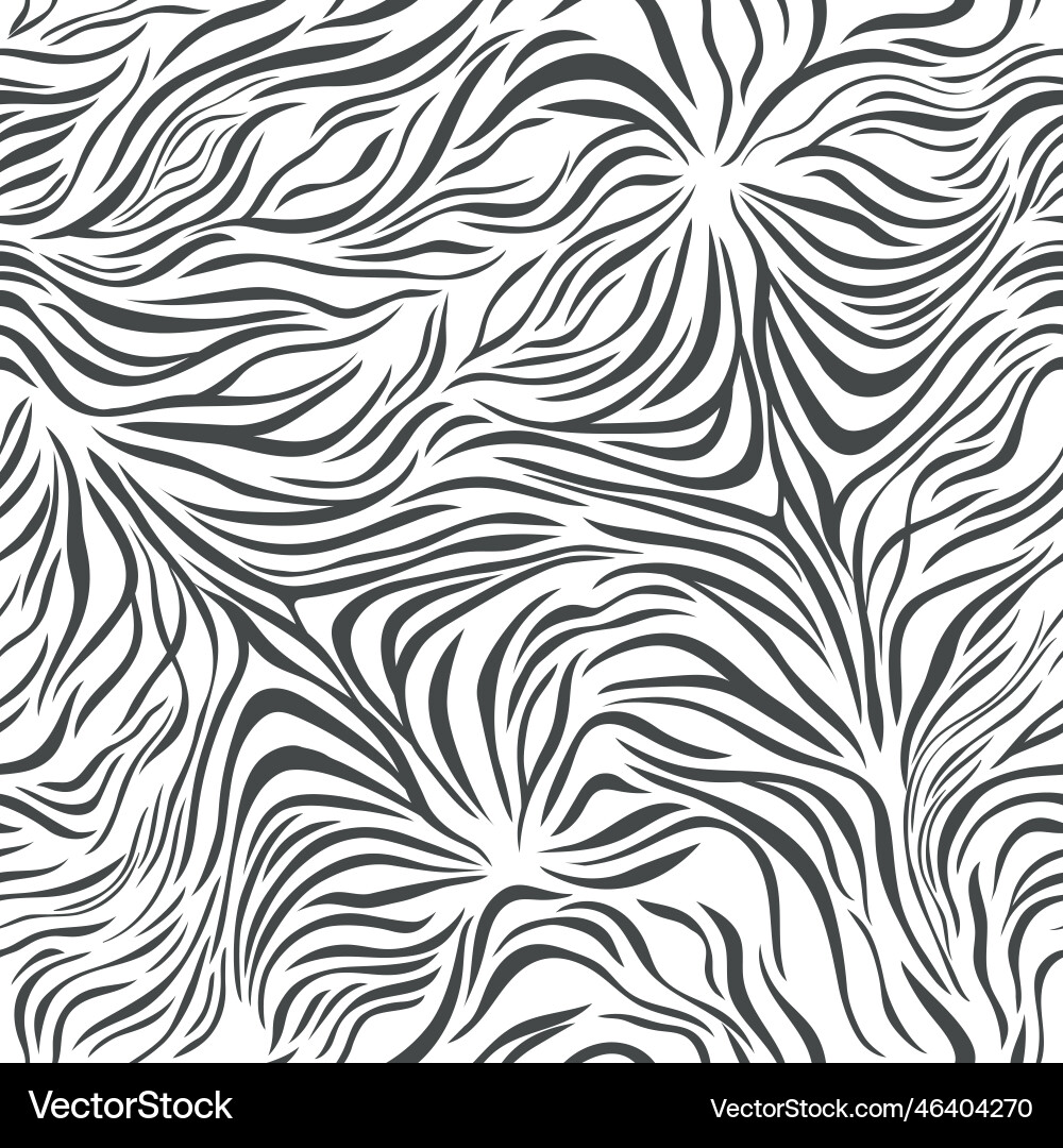 Zebra Pattern Seamless Texture vector image