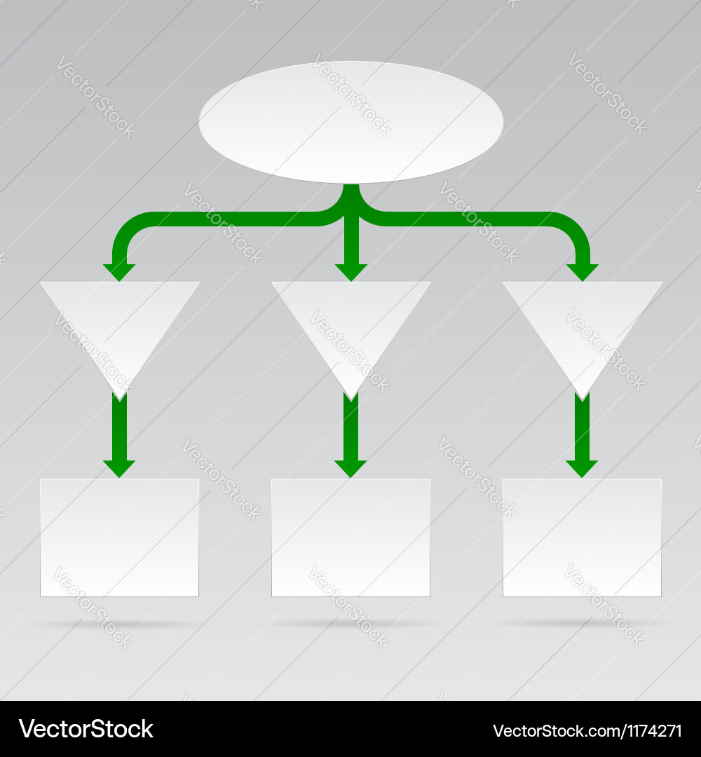 Blank Diagram Outline vector image