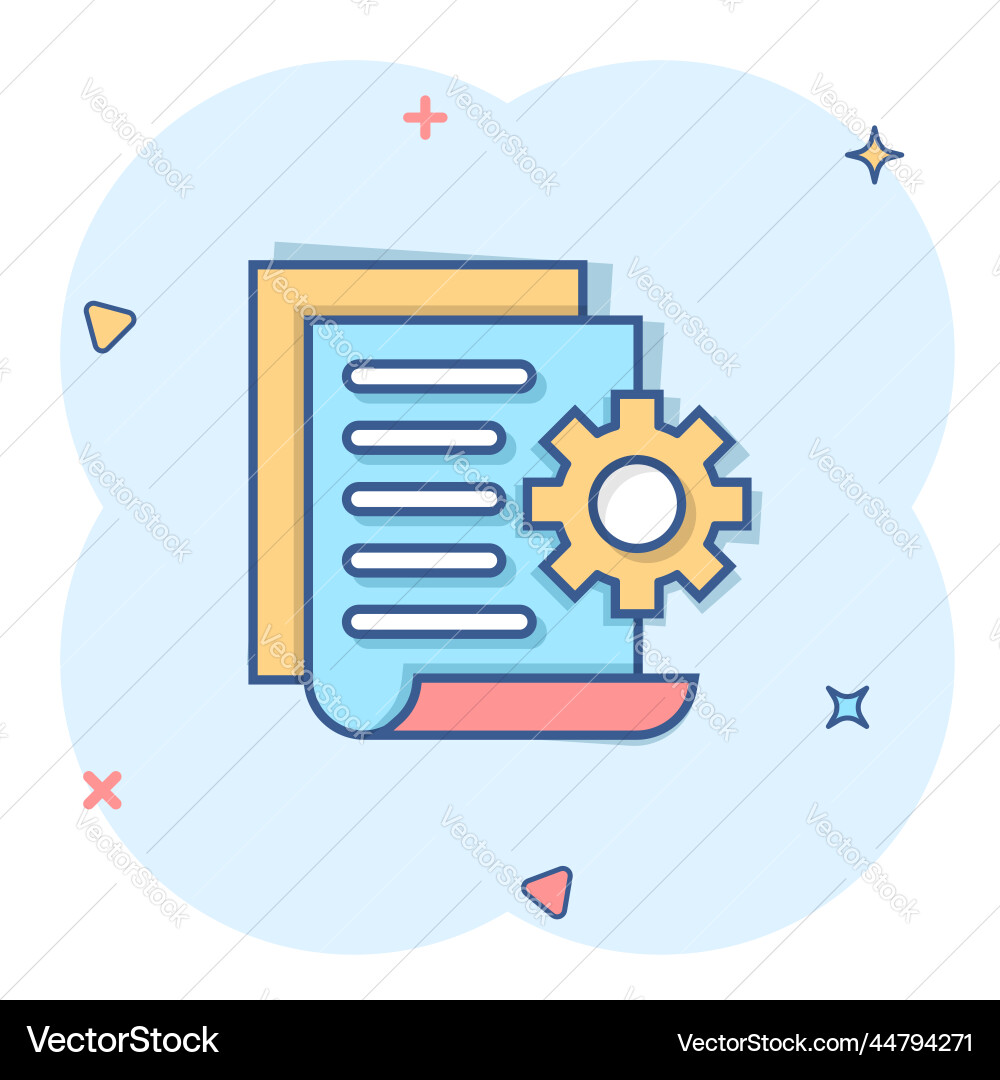Data Processing & Analysis Icon vector image