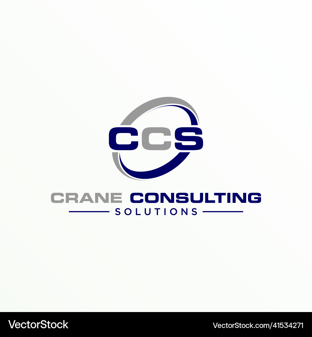 Letter ccs font abstract design concept Letter ccs font abstract design concept vector image