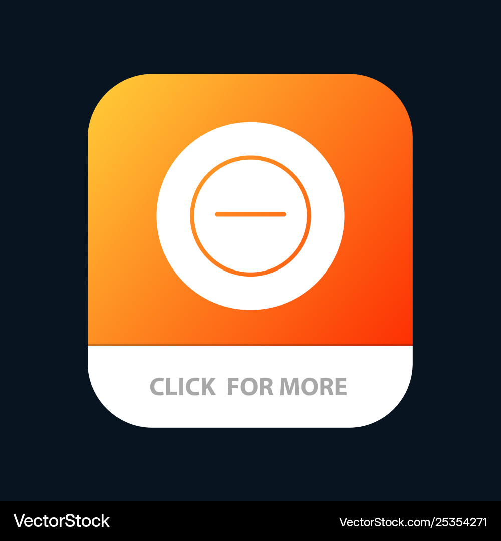 No add less mobile app button android and ios No add less mobile app button android and ios vector image