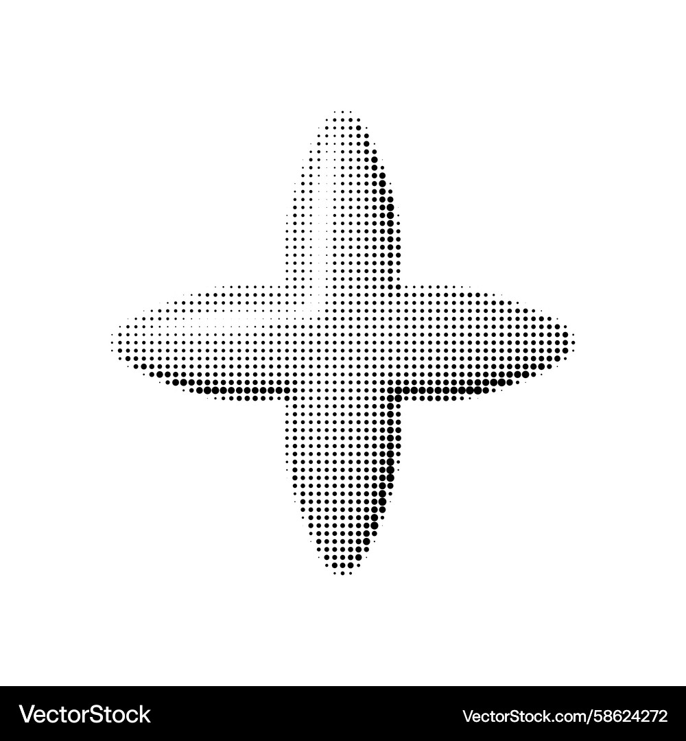 Abstract 3d cross shape with rounded edges Abstract 3d cross shape with rounded edges Vector Image