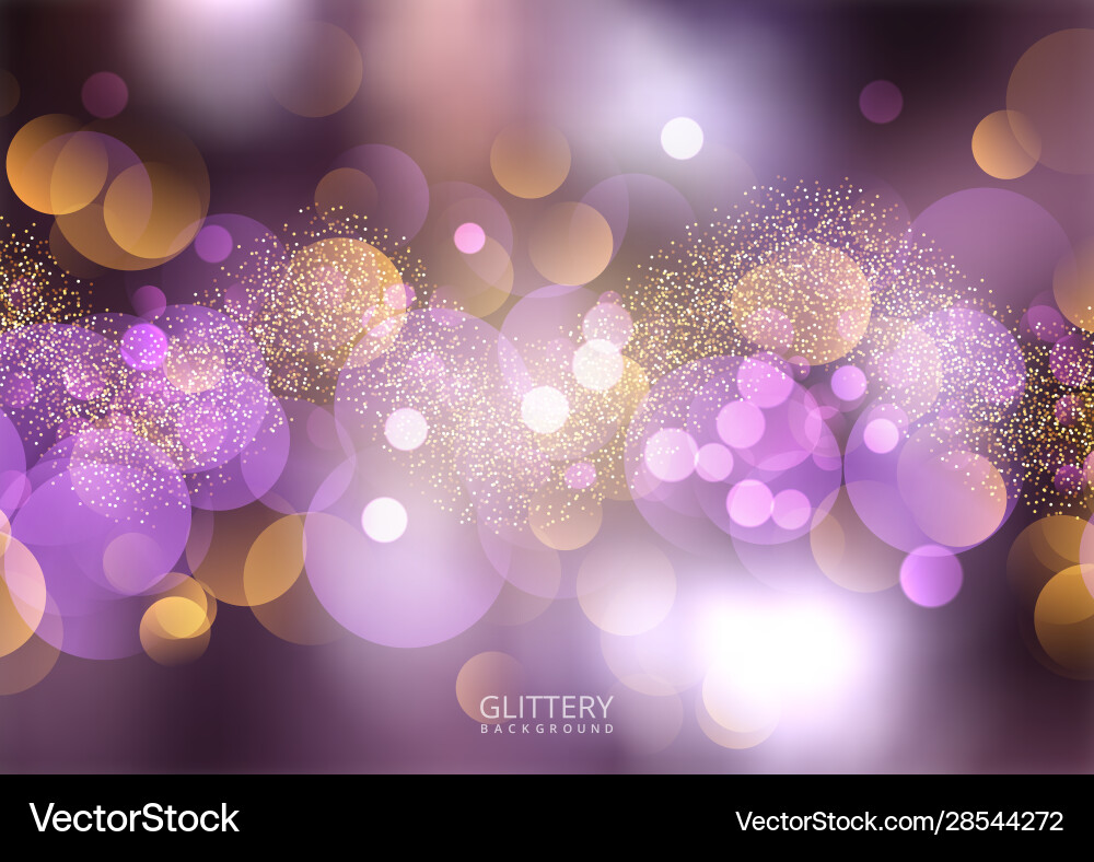 Bokeh Lights Abstract Background vector image