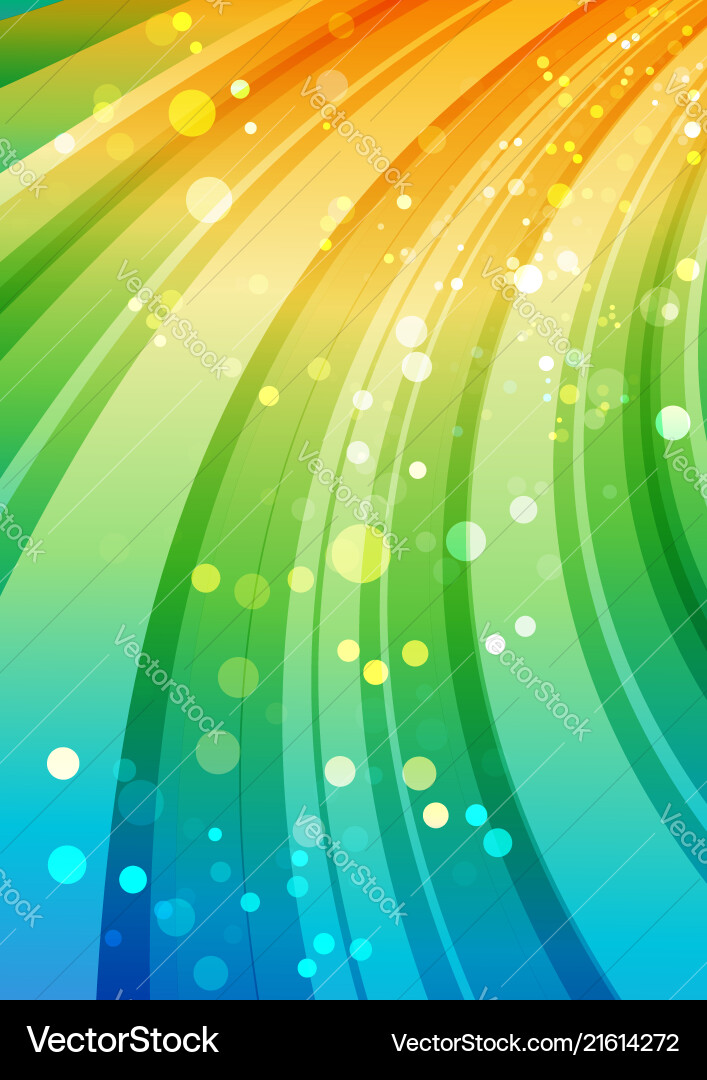 Colorful Curve Background vector image