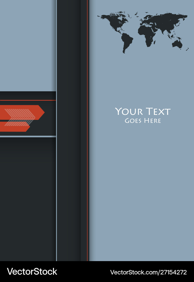 Vertical modern template Vertical modern template vector image