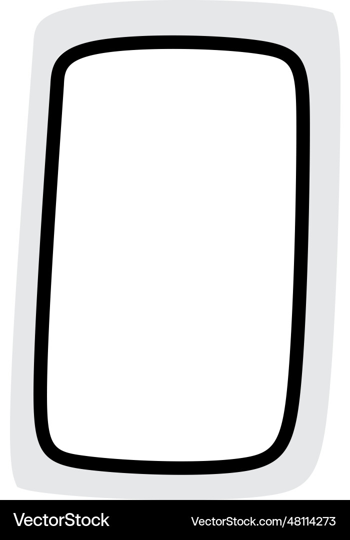 Abstract rectangle shape for text frame Vector Image