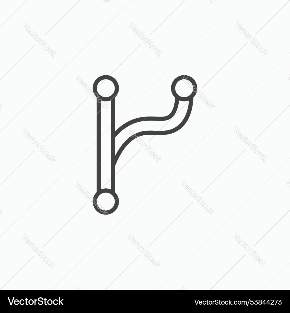 Code branch icon set Code branch icon set vektorbild