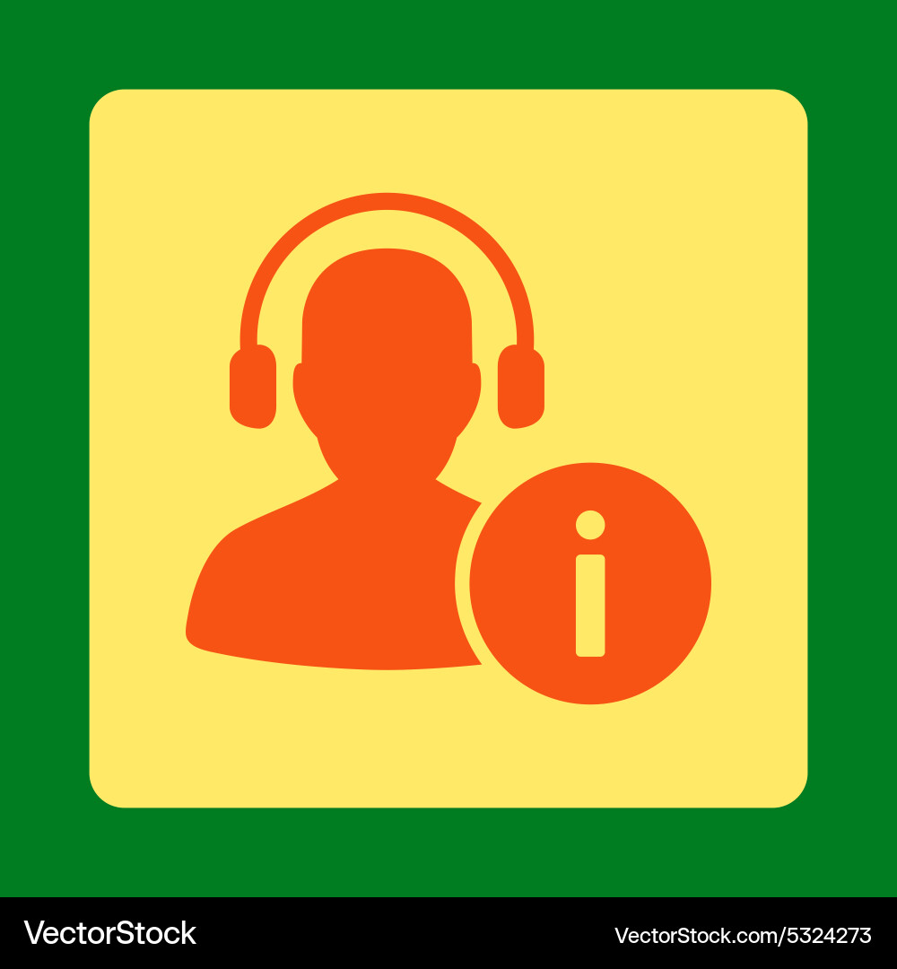 Help desk icon from commerce buttons overcolor set vector image