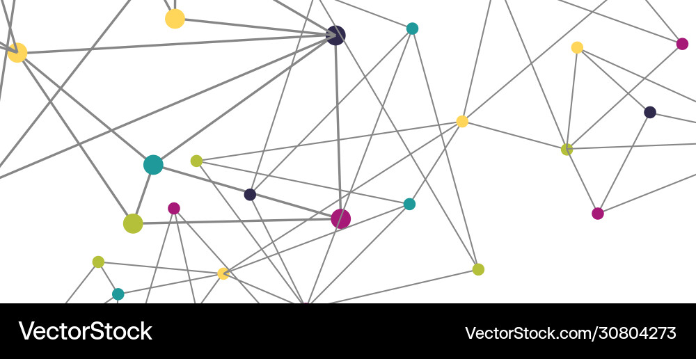 Line points connections triangular technology Line points connections triangular technology Vector Image