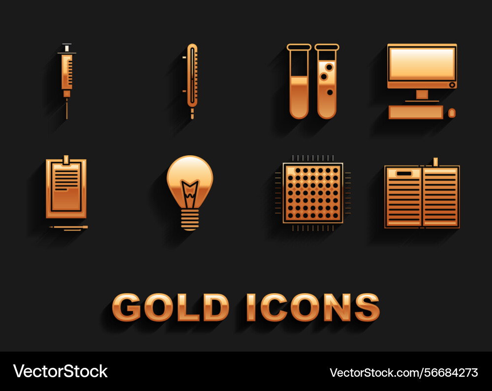 Set light bulb with concept of idea open science Set light bulb with concept of idea open science Vector Image