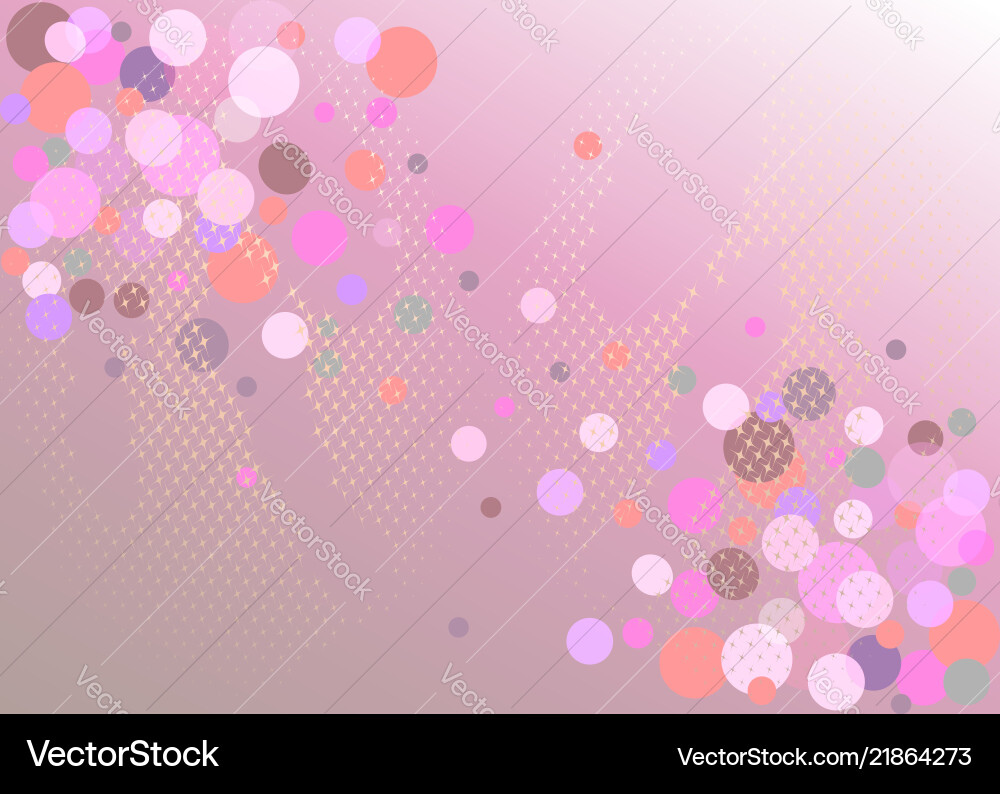 Sparkling Gradient Stars Background Vector Image