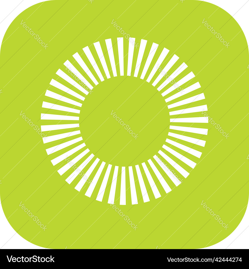 Geometric circle element with dashed lines Geometric circle element with dashed lines Vector Image