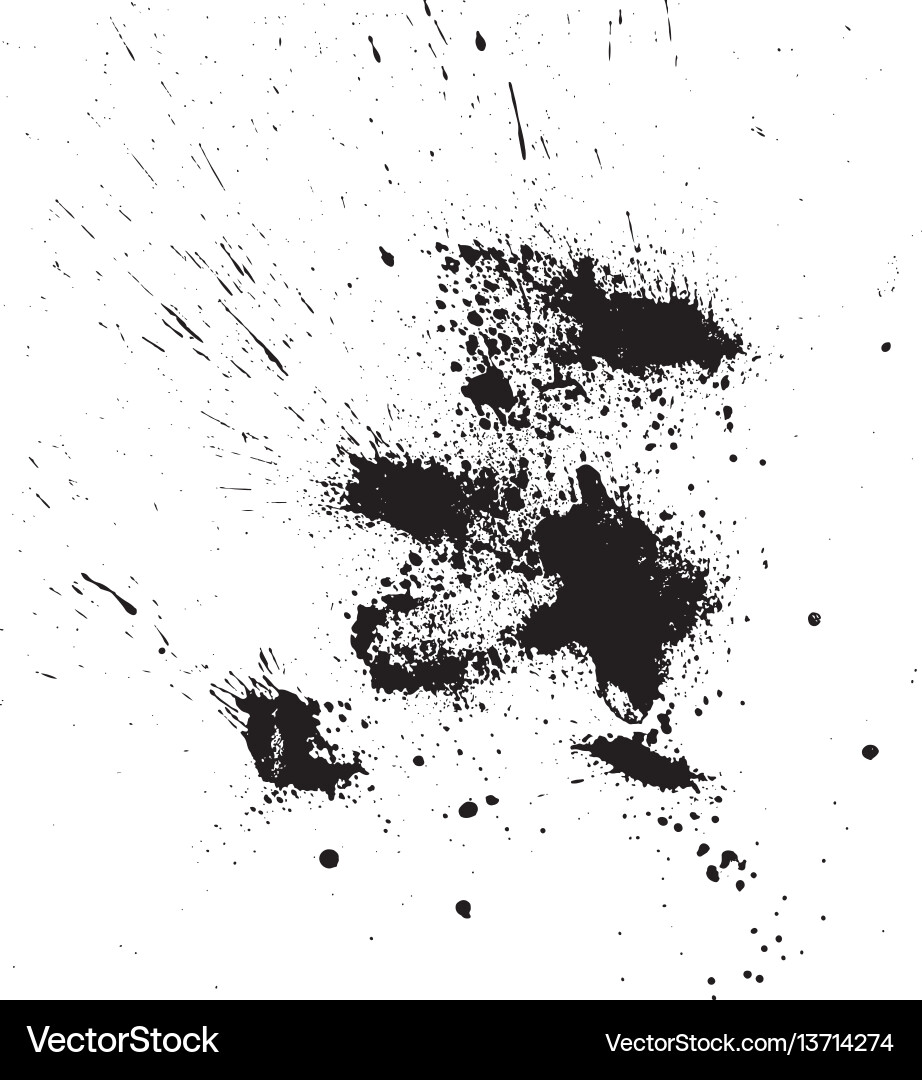 Grunge Texture Drops vector image