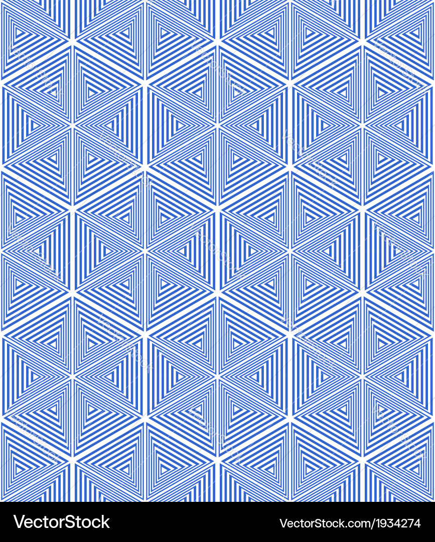 Stars and hexagons pattern vector image