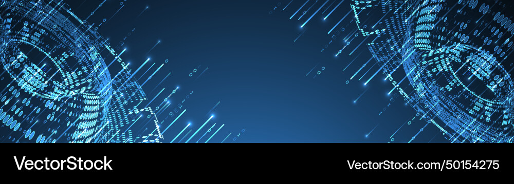 Big data abstract digital futuristic wireframe Big data abstract digital futuristic wireframe vector image