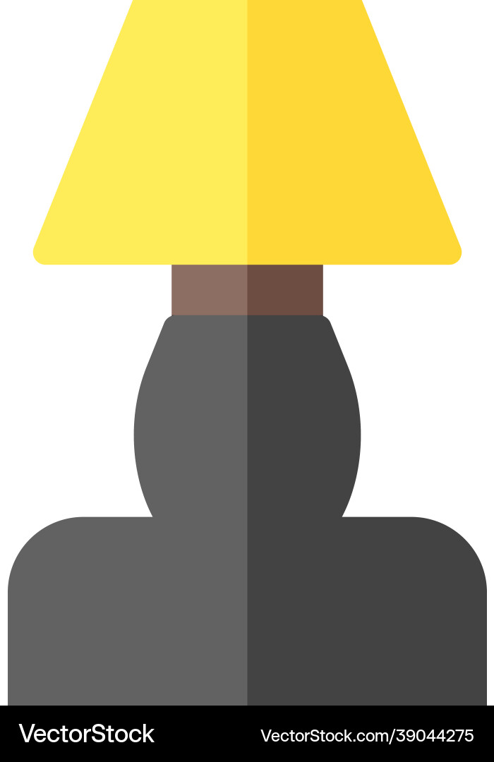 Logo lamp flat style icon perfect Logo lamp flat style icon perfect Vector Image