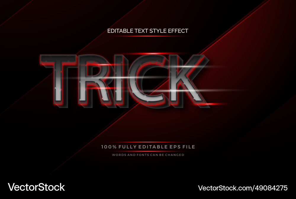 Modern editable text style effect gradient color Modern editable text style effect gradient color vector image