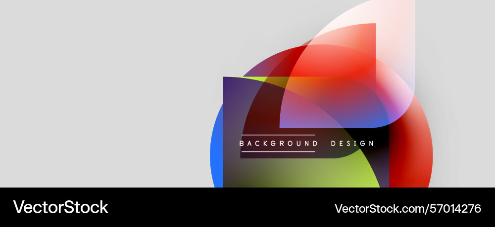 Abstract colorful shapes overlap creating dynamic Abstract colorful shapes overlap creating dynamic vector image