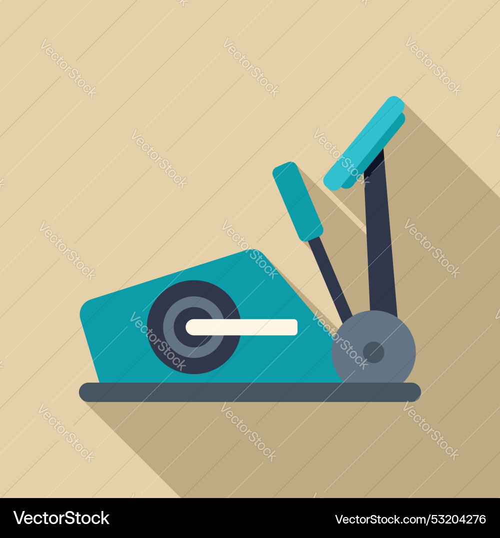 Elliptical trainer machine for working out cardio Elliptical trainer machine for working out cardio vector image