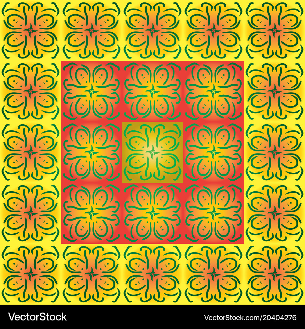 Geometric pattern from the patterns of summer vector image